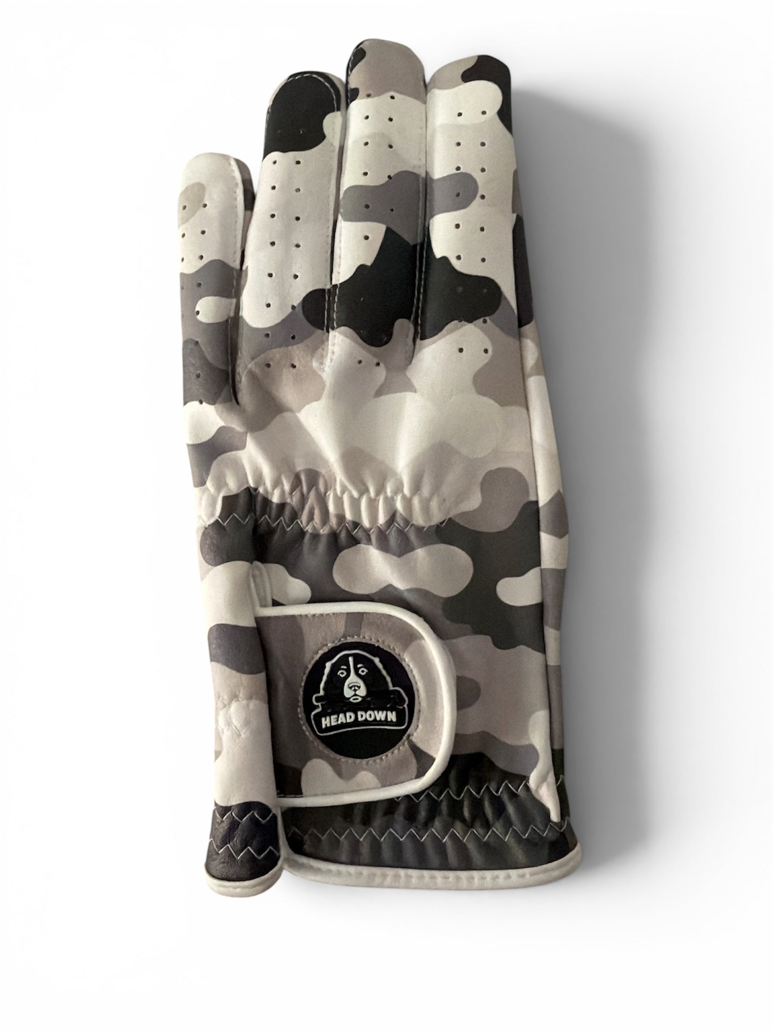 Head Down Performance Glove Black/White/Grey Camo