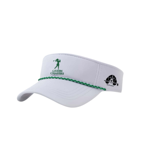 HEAD DOWN - GREEN CHASERS - (White) Ladies Visor